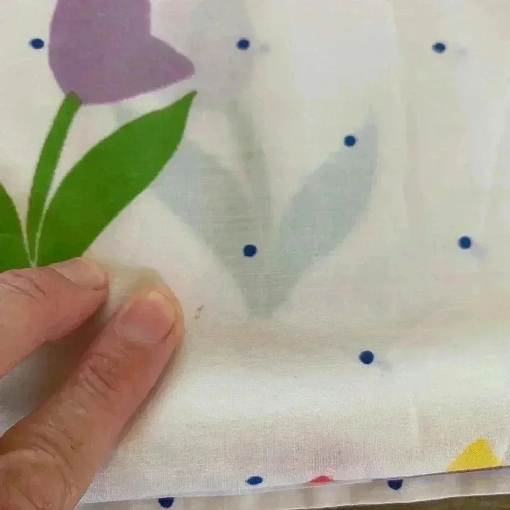 Cannon Vintage Tulip Print Twin Flat Sheet